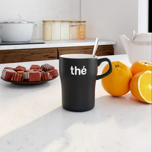 Mug thé 29 cl NEO Noir vue d'ambiance 1
