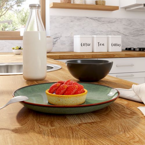 Assiette à dessert Ø 20 cm CURIOSITE Vert