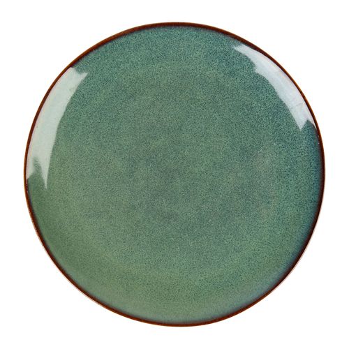 Assiette à dessert Ø 20 cm CURIOSITE Vert vue de face