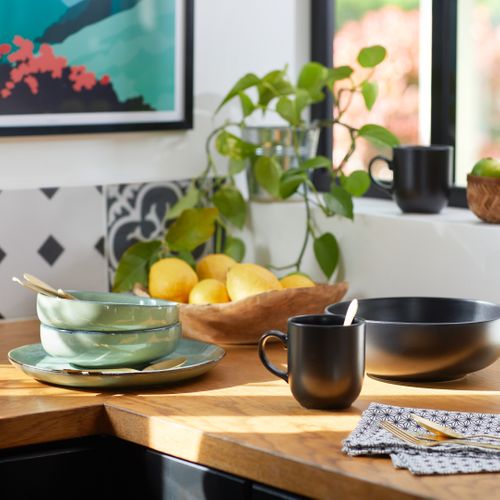 Assiette plate Ø 27 cm CURIOSITE Vert