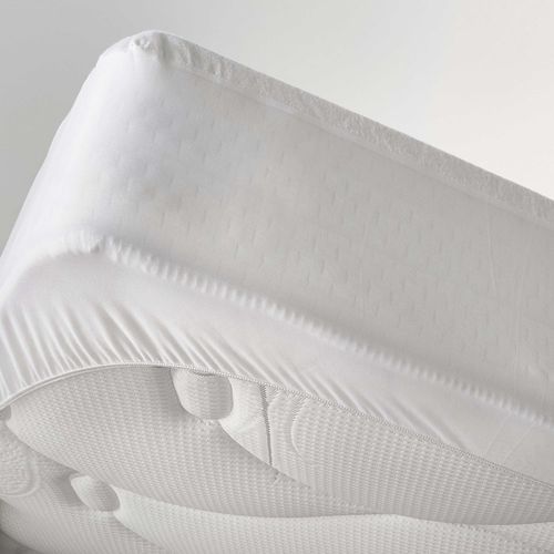 Protège Matelas 90x190 Cm - Alèse Imperméable Et Anti Acariens - Bouclette éponge Coton - Silencieux