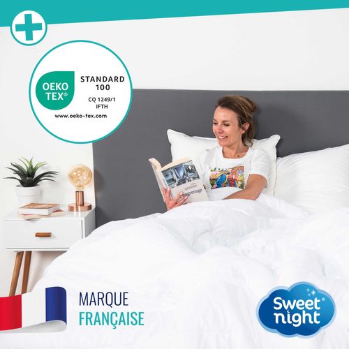 Housse Intégrale Matelas 90x190x25cm - Protège Matelas Anti-punaise De Lit Et Anti-acariens
