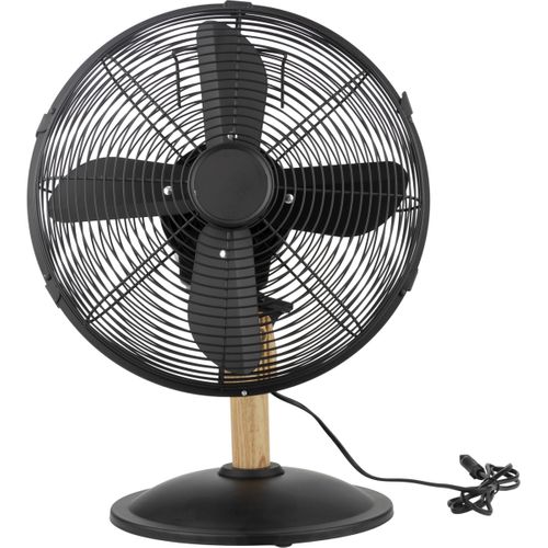 Ventilateur De Table Noir Woody D.30cm - Voltman