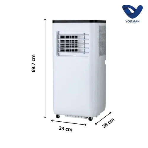 Climatiseur Mobile 3en1 - 2600w - 9000 BTU