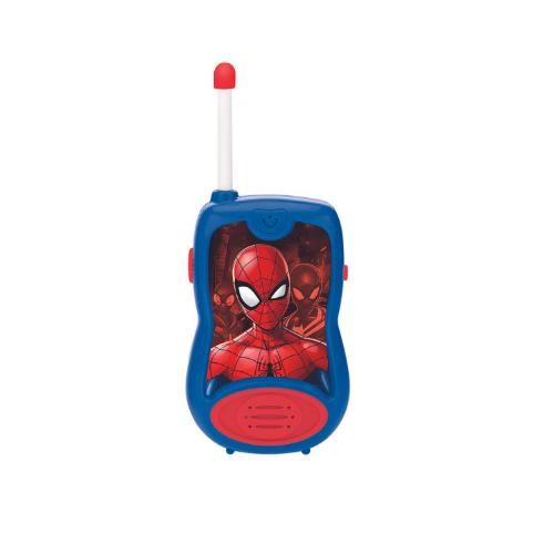 Lexibook Montres Talkie-Walkies Spider-Man – 2 Pièces, Portée 200m, Lampe, Boussole, Rechargeables – Bleu/Rouge – DMWTW1SP
