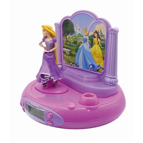 Réveil Projecteur Disney Princesse Raiponce En 3d