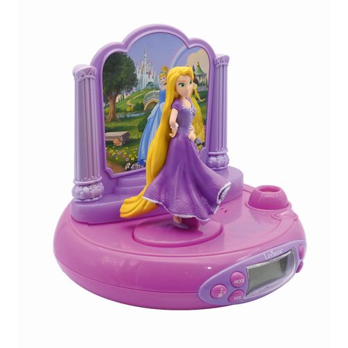 Réveil Projecteur Disney Princesse Raiponce En 3d