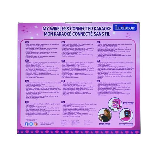 Mon Karaoké Secret Portable Licorne - Btc050uni