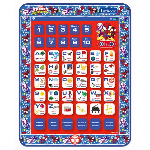 Tablette éducative Bilingue Spidey En Français Et En Anglais