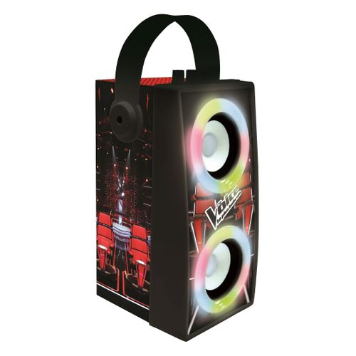 Enceinte Tendance Karaoké Bluetooth® Portable Avec Micro Et Effets Lumineux The Voice