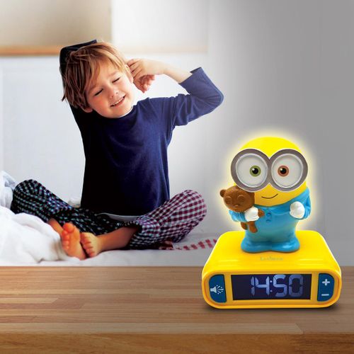 Réveil Avec Veilleuse Les Minions En 3d