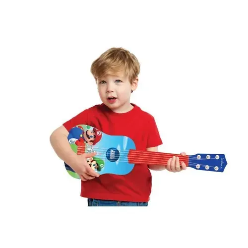 Ma Première Guitare 53 Cm Bleu Et Rouge