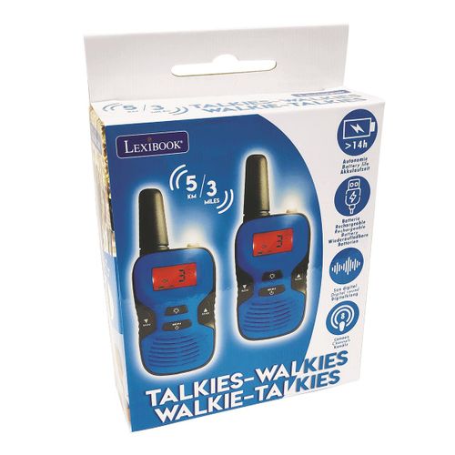 Talkie-walkies Digitaux Rechargeables Portée 5km, 8 Canaux