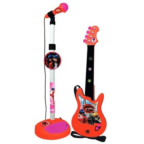 Guitare électronique Lumineuse Avec Lunettes Et Micro Miraculous