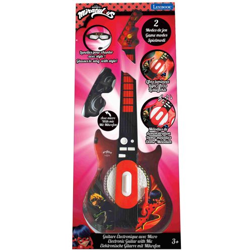 Guitare électronique Lumineuse Avec Lunettes Et Micro Miraculous