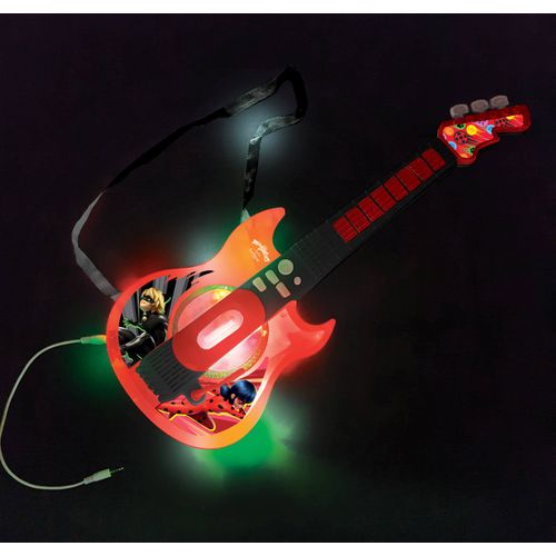 Guitare électronique Lumineuse Avec Lunettes Et Micro Miraculous