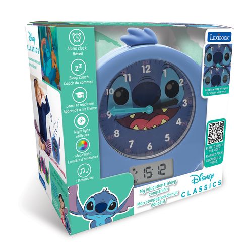 Réveil Mon Compagnon De Nuit Éducatif Stitch