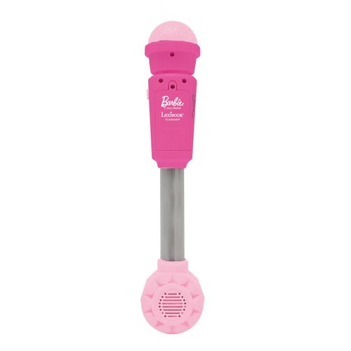 Microphone Barbie Avec Tube Lumineux Et Enceinte