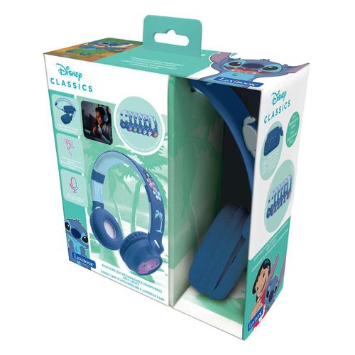 Casque Lumineux Pliable Bluetooth Et Filaire Stitch Avec Limitation Du Volume