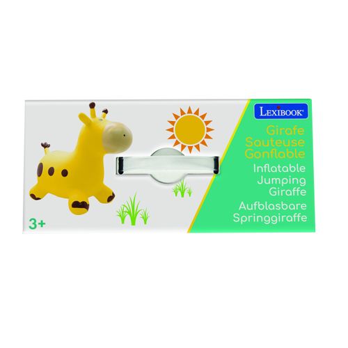 Girafe Sauteuse Gonflable Jaune