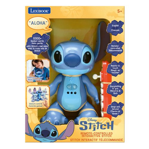 Robot télécommandé interactif LEXIBOOK bilingue Stitch vue accessoires