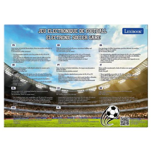 Jeu De Football électronique Avec Effets Lumineux Et Sonores Pour 2 Joueurs