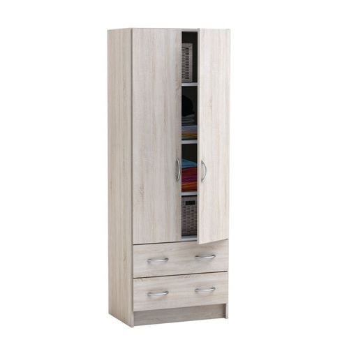 Armoire Lingère 2 Portes 2 Tiroirs Laud