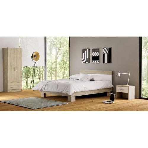 Armoire Lingère 2 Portes 2 Tiroirs Laud