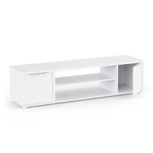 Meuble TV L.150 cm AXELLE blanc