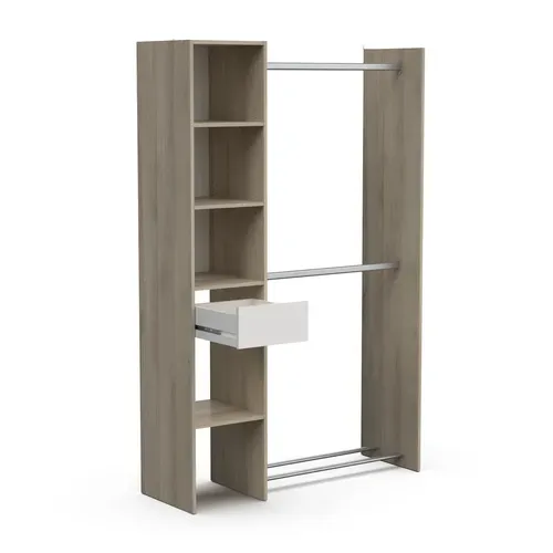 Kit dressing CALIFORNIE imitation chêne et blanc