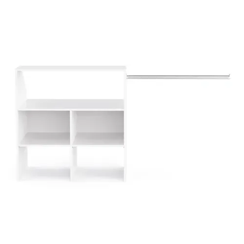 Meuble sous pente L. 50 cm SOLENE blanc