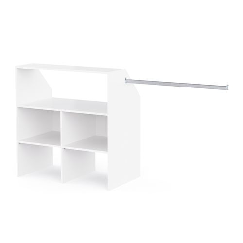 Meuble sous pente L. 50 cm SOLENE blanc