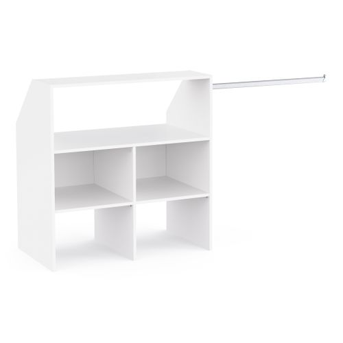 Meuble sous pente L. 50 cm SOLENE blanc