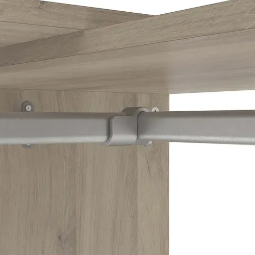 Kit dressing modulable L. 200 SYLVAIN imitation chêne et blanc