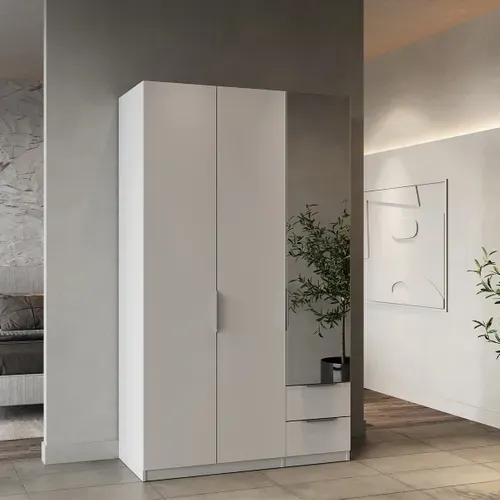 Armoire Avec 1 Miroir - L119,4 Cm