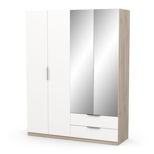 Armoire Avec 2 Miroirs - L157,3 Cm