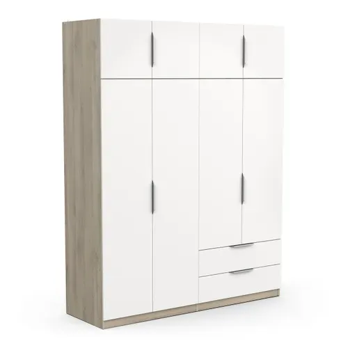 Armoire 6 Portes Et 2 Tiroirs - L119,4 Cm