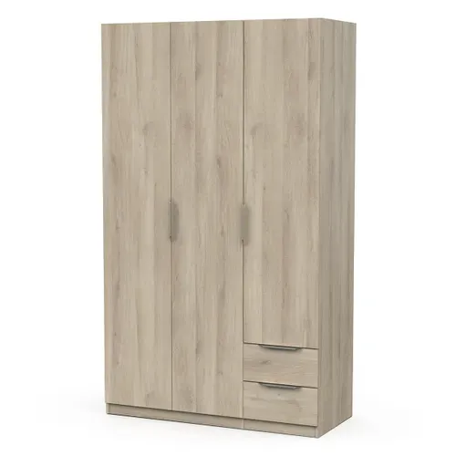 Armoire 3 Portes Et 2 Tiroirs - L119,4 Cm
