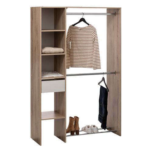 Dressing 2 Penderies Effet Chêne Naturel