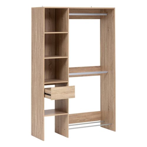 Dressing 2 Penderies Effet Chêne Naturel
