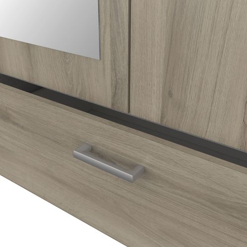 Armoire 2 portes 1 tiroir L.89 cm READY imitation chêne kronberg