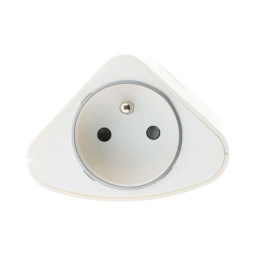 Multiprise D'angle 2p 16a + 2 USB à Câbler - Blanc - Otio