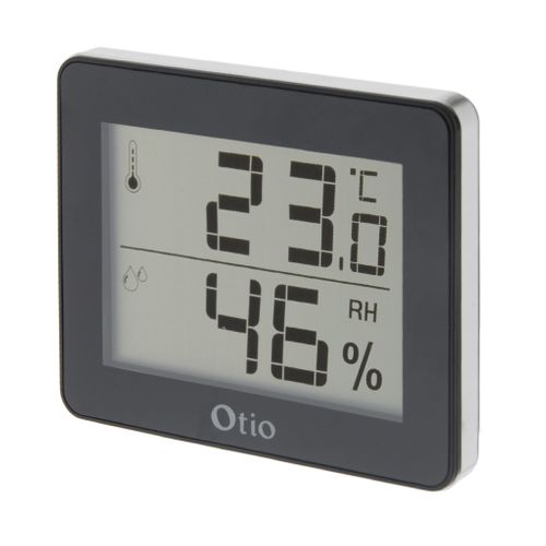 Thermomètre Hygromètre Noir - écran LCD - Otio