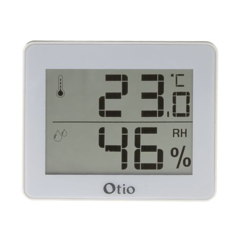 Thermomètre Hygromètre Blanc - écran LCD - Otio