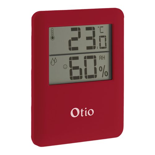 Thermomètre Hygromètre Magnétique LCD - Bordeaux - Otio