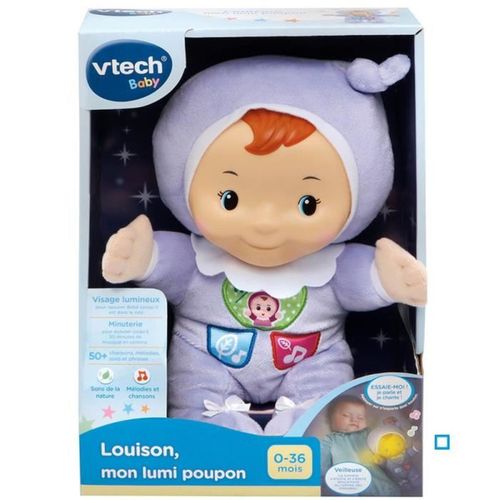Louison Mon Lumi Poupon Interactif Musical — Visage Lumineux, 40 Mélodies