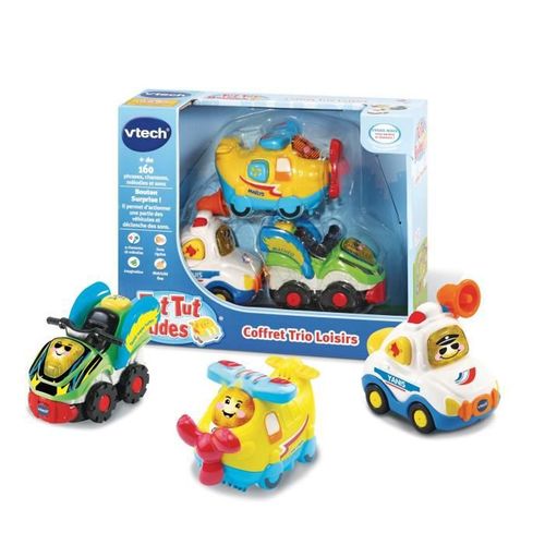 Tut Tut Bolides Coffret Trio Loisirs (avion + Formule 1 + Bus)