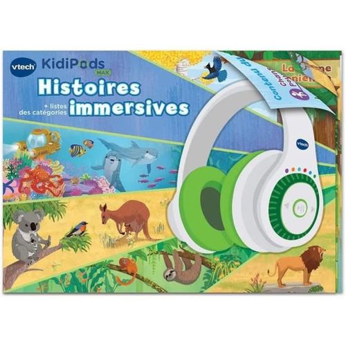 Casque Audio Interactif Pour Enfants 4–12 Ans — Bluetooth, 85 dB, Intégré