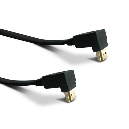 Câble Hdmi High Speed Mâle/mâle Plat Coudé 1,5 M