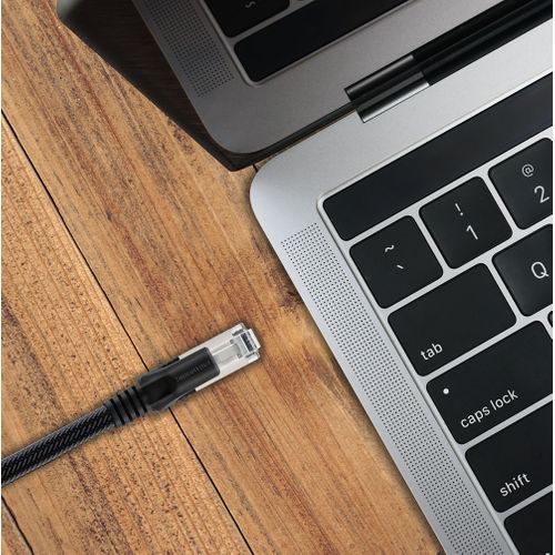 Câble Ethernet Rj45 Cat 8 Mâle/mâle Tressé - S/ftp 10 M